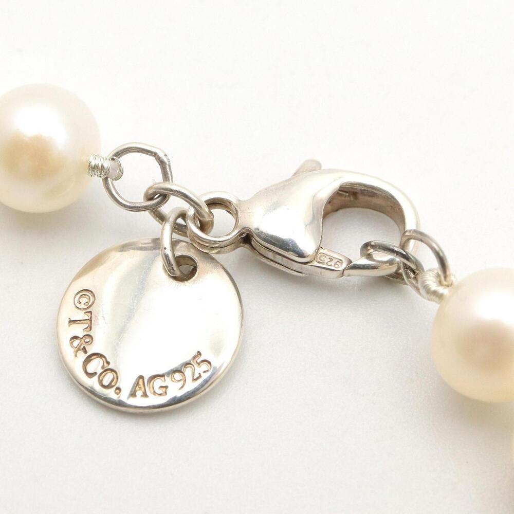 TIFFANY White Pearl Necklace - Picture 3 of 7